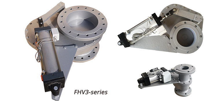 Pneumatic Rotary Gate Valve-FHV3-DN200